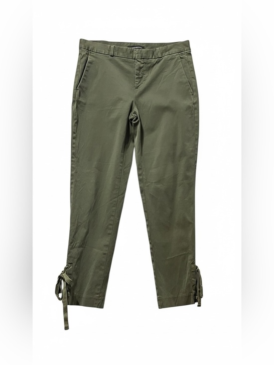 Banana Republic Pants - Banana Republic Avery Lace-Up Ankle Chino Pants Olive Green Size 0